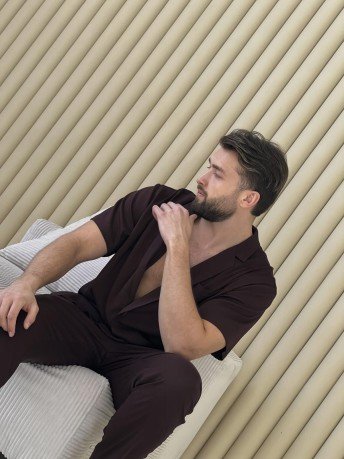 Фото Мужской костюм Softy brown (3)